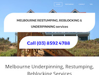 Restumping Reblocking & Underpinning Melbourne